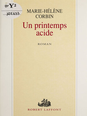 cover image of Un printemps acide